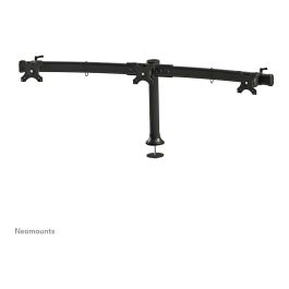 Neomounts Soporte de Escritorio para 3 Monitores hasta 27" (8kg) FPMA-D700DD3 - Giratorio, Ajustable en Altura y Rotación 360°, VESA 100x100/75x75 mm, Negro