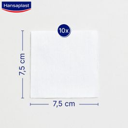 Hansaplast HP Gasas Suaves 7,5 x 7,5 cm 10 u