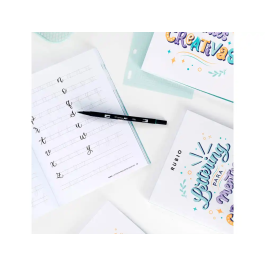 Rubio Cuaderno Lettering para Mentes Creativas Caligrafías 11x264x204 mm