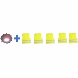 HTC Equipement HTC3513766118270 Pack Seguridad con Disco Luminoso de Advertencia 15 LED y 5 Chalecos Seguridad XL para Adultos Precio: 38.50000022. SKU: B1CRK9QXLW