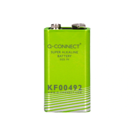 Q-connect Pila Alcalina 9V Blister con 1 Unidad