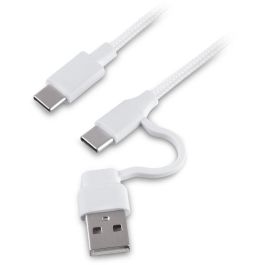 Sharkoon OfficePal M25W Ratón Gaming Óptico Inalámbrico RF + Conexión USB-C 4000 DPI, 6 Botones, Mano Derecha, Iluminación Multi-color, Blanco
