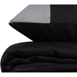 ASI8682870018990 Juego de Cama de Algodón 100% Negro: Funda Nórdica 220x240 cm y 2 Fundas de Almohada 60x60 cm ASI8682870018990 Juego de Cama de Algodón 100% Negro: Funda Nórdica 220x240 cm y 2 Fundas de Almohada 60x60 cm