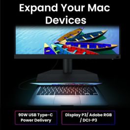 BenQ SW242Q Monitor para Fotógrafos 24.1" IPS 2K 2560 x 1600 16:10 99% Adobe RGB 98% P3 HDR10 USB-C 90W 9H.LLVLA.TBE Precio: 583.50000005. SKU: B136ET8Q8E