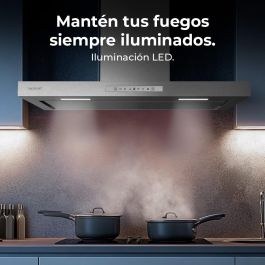 Cecotec Campana Convencional Bolero Flux TT 908000 Slim 90 cm Blanco A++ 3 velocidades