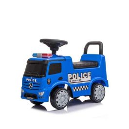 Ociotrends Camión de Policía Mercedes Actros con Sonidos y Luces de Polipropileno para Niños 1-3 Años (Máx 25 kg), Azul