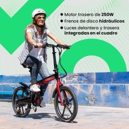 Youin Bicicleta Eléctrica Plegable Urbana Oslo Bk1900 20" Motor 250w Batería Tija Sillín Frenos Hidráulicos Shimano 7v Autonomía 45km