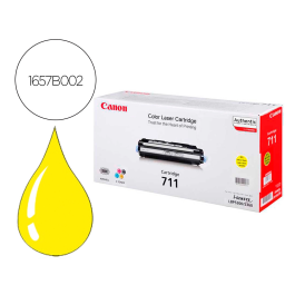 Canon 711 Tóner Amarillo Original para imageCLASS MF8450c, i-SENSYS LBP5300 - Rendimiento 6000 páginas Precio: 187.50000038. SKU: B13TP85HF2