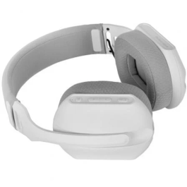 Mars Gaming Auriculares Gaming Inalámbricos MHWPROW con Micrófono, Sonido 7.1, Conexión Bluetooth y Jack 3.5mm, Blancos