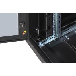 Digitus Unique Armario Rack Red 42U 2053x800x1000mm Negro, 800 kg, Puerta Cristal, Paneles Laterales