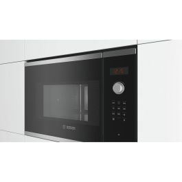Bosch Serie | 4 BFL553MS0 Horno microondas monofunción empotrable 25 litros 900 Watt acero inoxidable