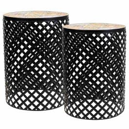 Soporte para Maceta Alexandra House Living Negro Hierro Azulejo 38 x 50 x 38 cm 2 Piezas Precio: 93.49999967. SKU: B1B2NHA44W