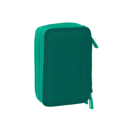 Plumier Triple Real Betis Balompié Aguamarina 12,5 x 19,5 x 5,5 cm 37 Piezas