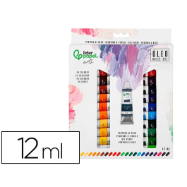 Liderpapel Pintura al Óleo Caja de 24 Tubos de 12 ml Colores Surtidos Precio: 13.4915. SKU: B13Q9C3DAP