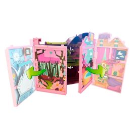 Famosa Pny89000 Pinypon Mansión de Cuentos con Princesa Jazmín, Múltiples Escenarios y Accesorios, Portátil