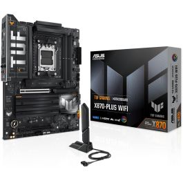Asus TUF GAMING X870-PLUS WiFi AMD X870 Socket AM5 ATX - Placa Base con Wi-Fi 7, DDR5, USB4, 90MB1IU0-M0EAY0