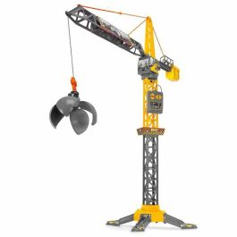 Smoby Grúa Radio Control Mighty Crane 110 cm Gira 360° con Mando por Cable Niños +3 años