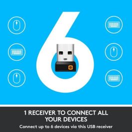 Logitech M705 Marathon Ratón Inalámbrico RF Wireless, Duración Batería Hasta 3 Años