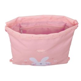 Bolsa Mochila con Cuerdas Safta Bunny Rosa 26 x 34 x 1 cm