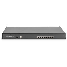 Digitus Módulo Conmutador KVM Cat.5 profesional de 8 puertos para Consola Modular USB, Ethernet, Montaje en rack 1U, Negro