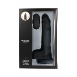 Consolador Realista Virgite R14 Negro 23 cm Consolador Realista Virgite R14 Negro 23 cm