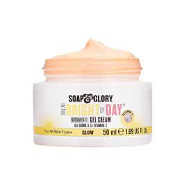 Soap & Glory BRIGHT OF DAY Crema Facial Gel 50 ml con Vitamina C para Piel Radiante Vegana