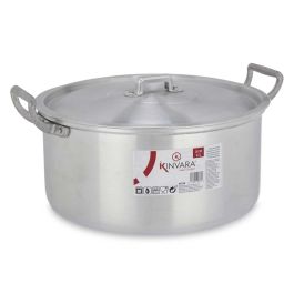Cacerola de Aluminio Kinvara 26 cm 6,5 L - Plata, Apto Gas/Horno/Lavavajillas (6 Unidades) Cacerola de Aluminio Kinvara 26 cm 6,5 L - Plata, Apto Gas/Horno/Lavavajillas (6 Unidades)