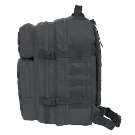 Mochila militar portatil 15,6'' safta basic "gris" 30x48x23cm