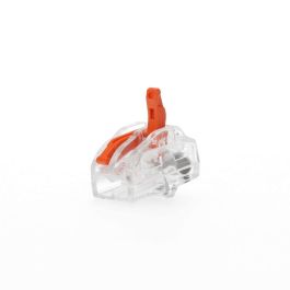 Edm Conector empalme 2 tomas 0,75a 2,5mm, termoplástico, gris/naranja, 5 unidades Precio: 2.59000016. SKU: S7903375