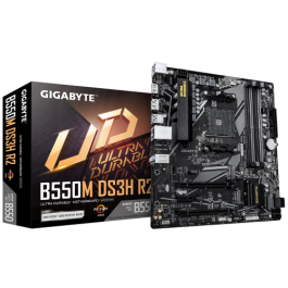 Gigabyte B550M DS3H R2 Placa base - AMD Ryzen 5000 Series, DDR4 (O.C.) hasta 4733 MHz, 1x M.2 PCIe 4.0 + 1x M.2 PCIe 3.0, LAN 1 GbE, USB 3.2 Gen 1 Precio: 89.79000052. SKU: B1CLP5VFBW