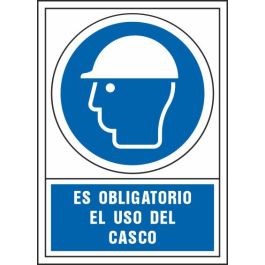 Pictograma Syssa Señal De Obligacion Es Obligatorio El Uso De Casco En Pvc 245x345 mm Precio: 3.78999951. SKU: B17PSSLSNJ