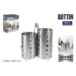Quttin Organizador de Utensilios de Cocina de Acero Doble - 20,8 cm Largo x 11,8 cm Ancho x 23,7 cm Alto (6 Unidades) Quttin Organizador de Utensilios de Cocina de Acero Doble - 20,8 cm Largo x 11,8 cm Ancho x 23,7 cm Alto (6 Unidades) Precio: 38.59000002. SKU: B15ZHT8HAN