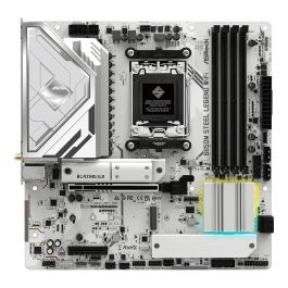 ASROCK AM5 B850M Steel Legend WiFi Placa Base para AMD Ryzen 7000/8000/9000 Series, DDR5, WiFi 7, Micro ATX