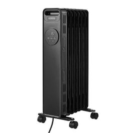 Calentador eléctrico en baño de aceite 1500W OCEANIC - 3 potencias - Termostato electrónico - Mando a distancia - Móvil - Negro Precio: 60.5. SKU: B17P7K6FKC