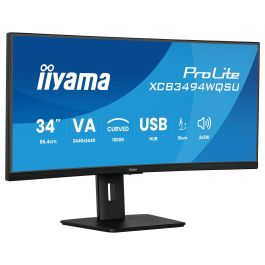 iiyama XCB3494WQSU-B1 Monitor Curvo 34 Pulgadas VA UWQHD 21:9 Flicker-Free Luz Azul Precio: 279.79000005. SKU: B1G8KVVFK5
