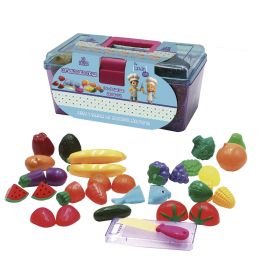 Tachan Maletín con Alimentos para Cortar Juguete de Imitación con 33 Piezas y Tabla de Cortar para Niños +18 Meses Precio: 13.78999974. SKU: B1JB2QLWC7