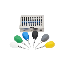 Vi Set De 6 Elevadores Alados Con Mango Corto Para Control y Precisión, Codificados por Color, Esterilizables en Autoclave Precio: 543.50000034. SKU: B16FY788X5