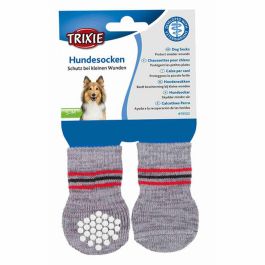 Calcetines Trixie Gris XL Perro