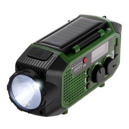 Camry Radio de Emergencia CR1919 Solar/Dinamo/USB 4000 mAh, Linterna LED 3W, Power Bank, Verde Precio: 44.5000006. SKU: B1K9ZNTGPY