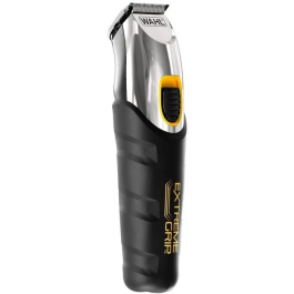 Wahl 09893-0440 Cortabarbas Expreme Grip con Agarre de Silicona y Cuchillas de Precisión, 0.5-9mm
