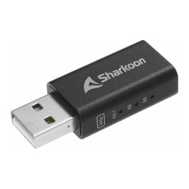 SHARKOON Gaming DAC Pro S - Tarjeta de Sonido Externa USB para PC con Conector 3,5 mm, Negro