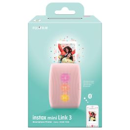 Fujifilm Instax Mini Link 3 - Impresora de fotos instantáneas compacta, conexión inalámbrica, efectos AR, modo collage, USB-C, impresión desde vídeo, ideal para selfies