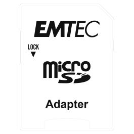 EMTEC Tarjeta MicroSDHC 16GB UHS-I U1 EliteGold Clase 10 con Adaptador SD - Velocidad 85MB/s Lectura, 21MB/s Escritura