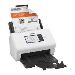 BROTHER Escaner profesional ADS4900W de alta velocidad a doble cara con pantalla tactil, tarjeta de red, WiFi