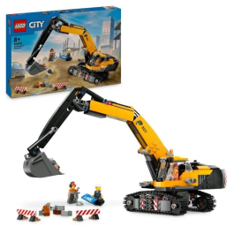 Lego City 60420 La excavadora de construcción amarilla, juguete para niños a partir de 8 años Precio: 57.49999981. SKU: B16PANCDF5