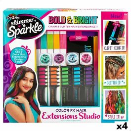 Set de Peluquería Cra-Z-Art Extensiones para el Pelo (4 Unidades) Precio: 48.50000045. SKU: B13EL4VS3T