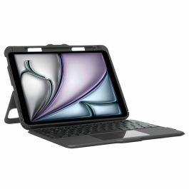 Targus Funda con Teclado VersaVu QWERTY Español Trackpad Bluetooth Retroiluminado para iPad 10.9"-11" Protección 1.2m Negro