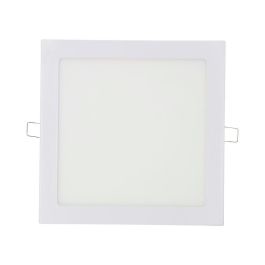 Edm Downlight led empotrable cuadrado 20w Luz de día 4000k 1500lm Blanco 22 x 22 cm
