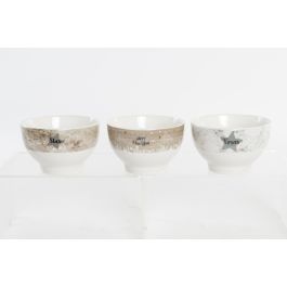 DKD Home Decor Bol Navidad Alpina Marron Gris 13 x 8 x 13 cm (6 Unidades) Precio: 16.50000044. SKU: B13LQQW8BL