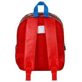 Marvel Spiderman Mochila 3D Elite Symbol Preescolar Spiderman Gris 7L con Bolsillo Lateral y Espalda Acolchada